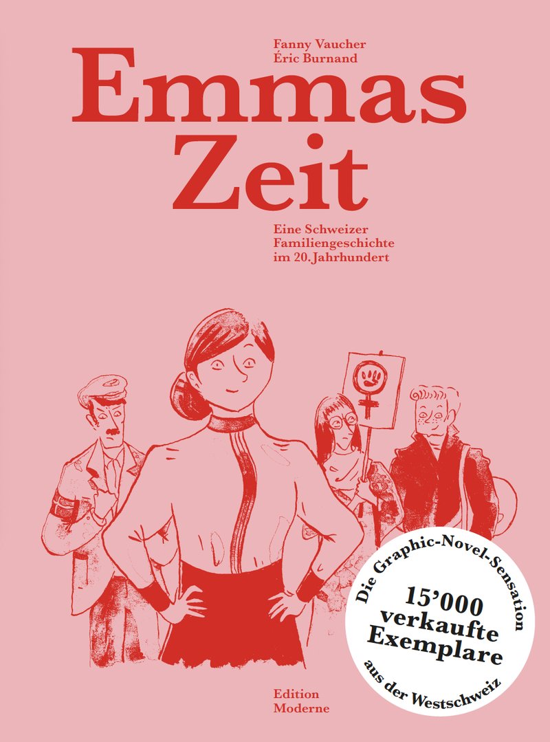 Couverture Emmas Zeit avec sticker